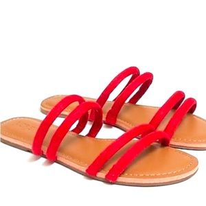 J. Crew Seaside Slide pool Sandals size 7 NEW